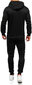 J.Style Sporta Tērps Black 68C10381-3 68C10381-3/2XL цена и информация | Sporta apģērbs vīriešiem | 220.lv