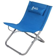 Складной пляжный стул, синий цена и информация | Туристическая мебель | 220.lv