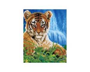 Алмазная мозаика 17x21 cm.  "Little tiger" цена и информация | Алмазная мозаика | 220.lv