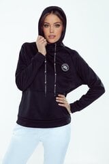 Женская толстовка SPORTING HOODIE, черная цена и информация | Спортивная одежда для женщин | 220.lv