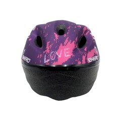 Детский регулируемый шлем Enero Love Kitty, S (47-49 см), фиолетовый цена и информация | Шлемы | 220.lv