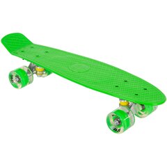 Пластиковый скейтборд - Enero, зеленый цена и информация | Скейтборды | 220.lv