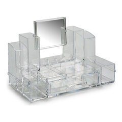 Grima piederumu kārtotājs (15,5 x 19,5 x 30 cm) Plastmasa cena un informācija | Kosmētikas somas, spoguļi | 220.lv