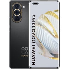 Huawei Nova 10 Pro 8/256GB Dual SIM Starry Black 51097ETX cena un informācija | Mobilie telefoni | 220.lv