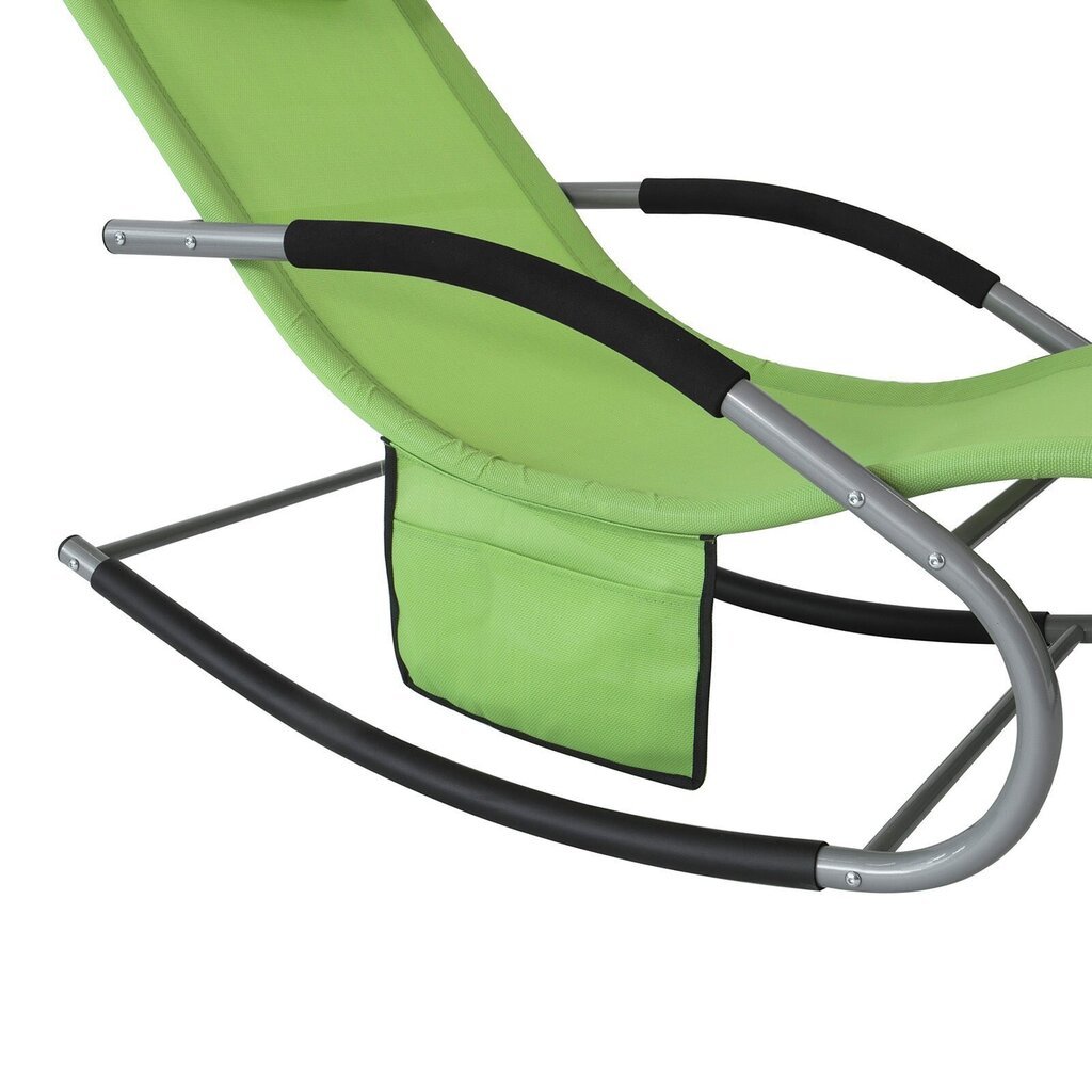 Āra šūpuļkrēsls Relaxing, OGS28-GR cena un informācija | Sauļošanās krēsli | 220.lv