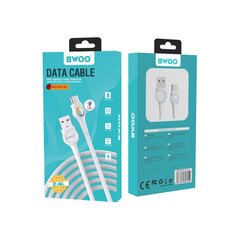 BWOO cable X213C USB - USB-C 1,0 м 2,4A white цена и информация | Кабели для телефонов | 220.lv