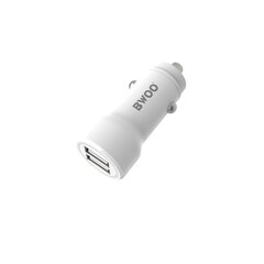 BWOO car charger CC59 2x USB 2,4A white cena un informācija | Lādētāji un adapteri | 220.lv