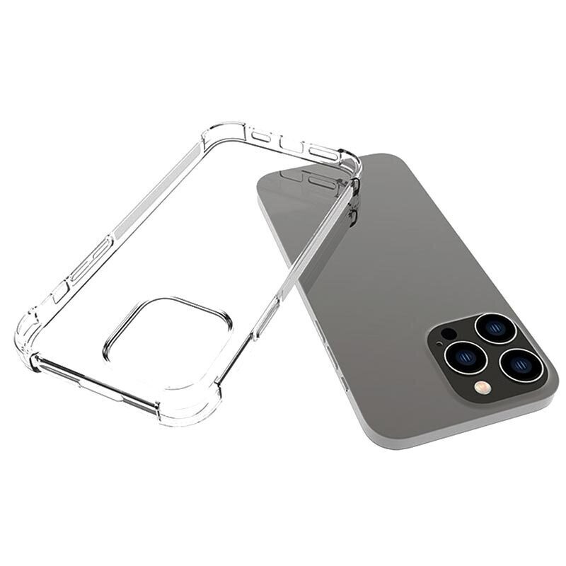 Fusion Anti Shock 1.5 mm Silikona aizsargapvalks Apple iPhone 14 Pro Max caurspīdīgs cena un informācija | Telefonu vāciņi, maciņi | 220.lv