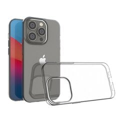 Силиконовый чехол Fusion Ultra Back Case 1 мм для Apple iPhone 14 прозрачный цена и информация | Чехлы для телефонов | 220.lv