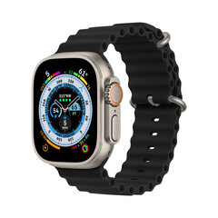 Beep Ocean Band Watch Band Black cena un informācija | Viedpulksteņu un viedo aproču aksesuāri | 220.lv