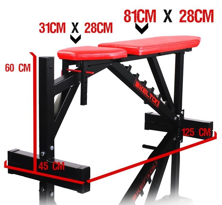 Universālais sols Tryton HL9 Kelton HEAVY cena un informācija | Treniņu soli un stendi | 220.lv