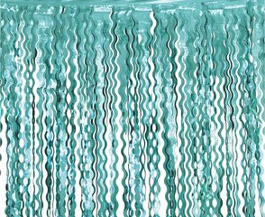 Декоративное украшение - занавеска Swirls, 100 х 200 см (цвет: metallic turquoise) SH-KSPT цена и информация | Праздничные декорации | 220.lv