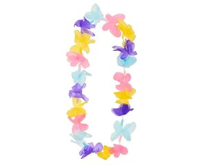 Havaju krelles Butterflies, colourful (DJ-NHMK) 3378 cena un informācija | Karnevāla kostīmi, maskas un parūkas | 220.lv
