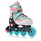 Skrituļslidas Meteor Rox L 38-41 pink / light blue cena un informācija | Skrituļslidas | 220.lv