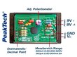 Volts un ampērmetrs PeakTech® LDP-135, LCD displejs 13 mm ciparu augstumā cena un informācija | Rokas instrumenti | 220.lv