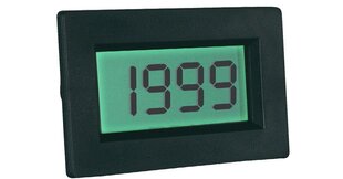 Volts un ampērmetrs PeakTech® LDP-140, LCD displejs 13 mm ciparu augstumā cena un informācija | Rokas instrumenti | 220.lv