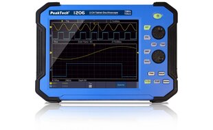 PeakTech® P 1206 70 MHz / 2 CH, 1 GS/s tabletes osciloskops cena un informācija | Rokas instrumenti | 220.lv