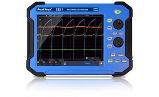 PeakTech® P 1211 70 MHz / 4 CH, 1 GS/s tabletes osciloskops cena un informācija | Rokas instrumenti | 220.lv