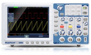 PeakTech® P 1265 30 MHz/2CH, 250 MS/s, Digitālās atmiņas osciloskops cena un informācija | Rokas instrumenti | 220.lv