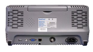 PeakTech® P 1295 100 MHz / 4 CH, 1 GS/s skārienekrāna osciloskops cena un informācija | Rokas instrumenti | 220.lv