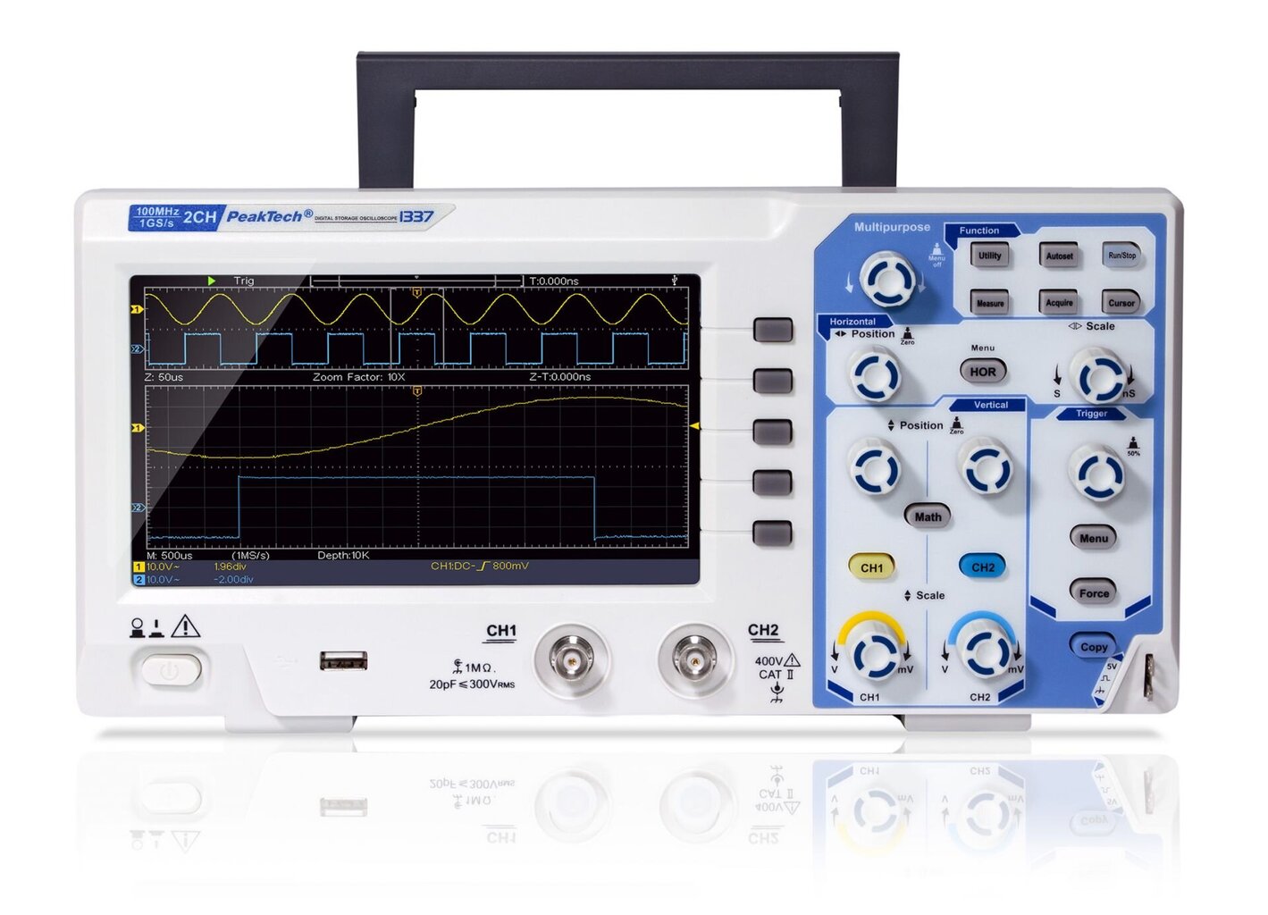 Цифровой осциллограф PeakTech®, P 1337 цена | 220.lv