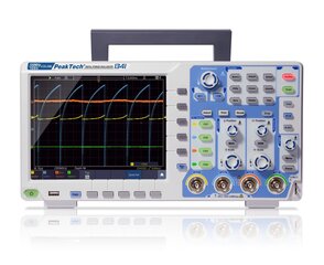 PeakTech® P 1341 100 MHz / 4 CH, 1 GS / s digitālās atmiņas osciloskops cena un informācija | Rokas instrumenti | 220.lv