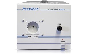 Izolācijas transformators PeakTech® P 2240, 230 V, 500 W cena un informācija | Barošanas avoti | 220.lv