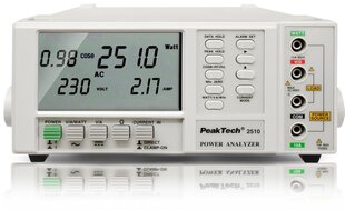 Измеритель мощности с разрешением 0,1 Вт PeakTech® P 2510 цена и информация | Механические инструменты | 220.lv