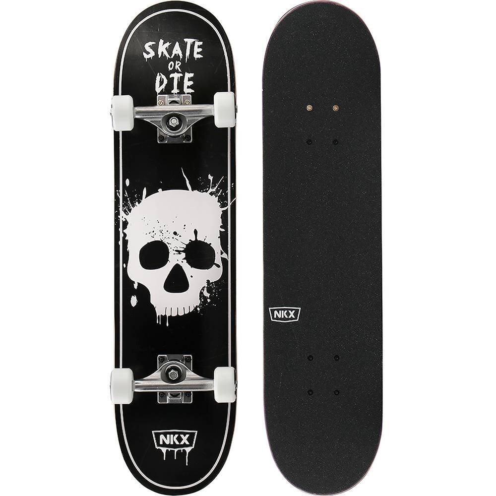 Skrituļdēlis NKX Skate or Die 76.20cm Skull cena un informācija | Skrituļdēļi | 220.lv