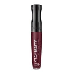 Lūpu spīdums Rimmel Stay Matte Liquid 860 Urban Affair (5.5 ml) cena un informācija | Lūpu krāsas, balzāmi, spīdumi, vazelīns | 220.lv