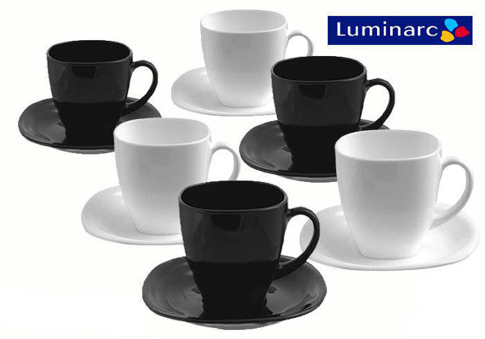 Luminarc Carine White & Black kafijas servīze, 12 daļas internetā
