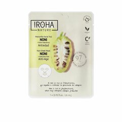 Pretnovecošanās mitrinoša maska Iroha Noni Hialuronskābe (20 ml) цена и информация | Маски для лица, патчи для глаз | 220.lv