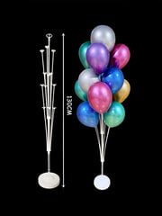 Стойка для композиции из воздушных шаров, 13 держателей, высота 130 см GA-SB13 цена и информация | Праздничные декорации | 220.lv