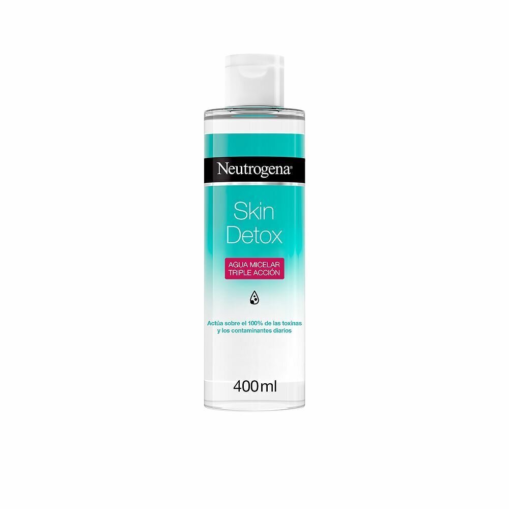 Micelārais ūdens Neutrogena Skin Detox (400 ml) цена и информация | Sejas ādas kopšana | 220.lv