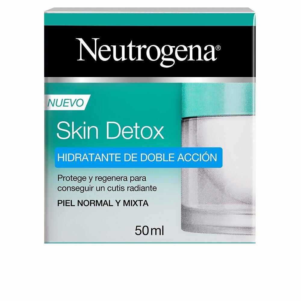 Mitrinošs sejas Krēms Neutrogena Skin Detox (50 ml) цена и информация | Sejas krēmi | 220.lv