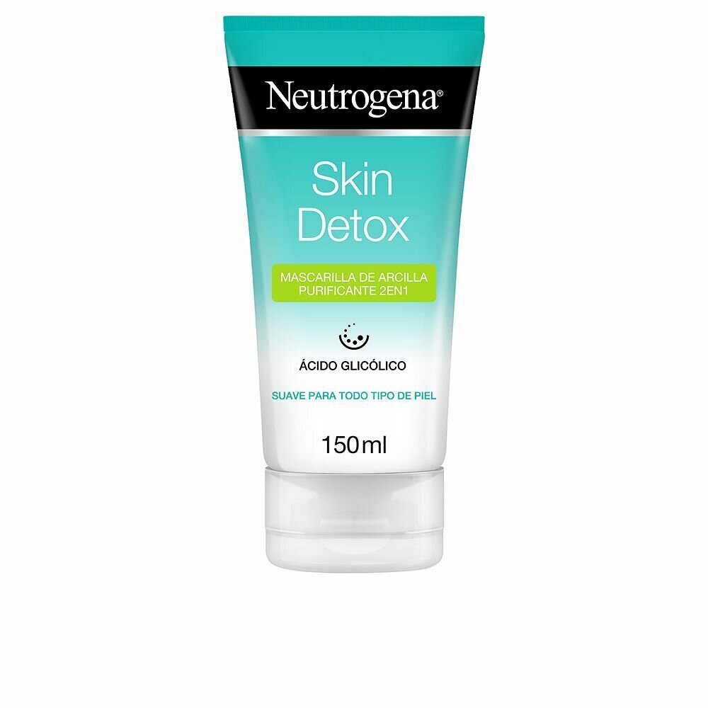 Attīrošā maska Neutrogena Skin Detox tīrītājs Mitrinošs Māls Glikolskābi Attīrošā (150 ml) цена и информация | Sejas maskas, acu maskas | 220.lv