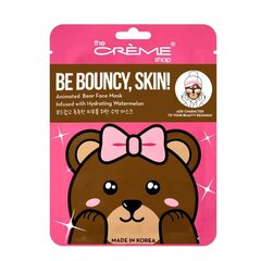 Sejas maska The Crème Shop Be Bouncy, Skin! Bear (25 g) cena un informācija | Sejas maskas, acu maskas | 220.lv