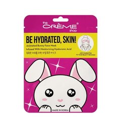Sejas maska The Crème Shop Be Hydrated Bunny (25 g) cena un informācija | Sejas maskas, acu maskas | 220.lv