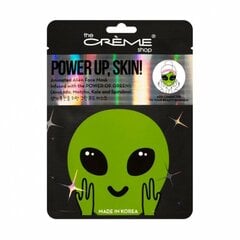 Sejas maska The Crème Shop Power Up, Skin! Alien (25 g) cena un informācija | Sejas maskas, acu maskas | 220.lv