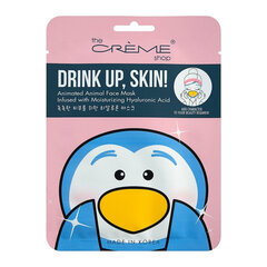 Sejas maska The Crème Shop Drink Up, Skin! Penguin (25 g) cena un informācija | Sejas maskas, acu maskas | 220.lv