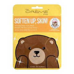 Sejas maska The Crème Shop Soften Up, Skin! Bear (25 g) cena un informācija | Sejas maskas, acu maskas | 220.lv