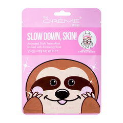 Sejas maska The Crème Shop Slow Dawn, Skin! Sloth (25 g) cena un informācija | Sejas maskas, acu maskas | 220.lv