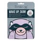 Sejas maska The Crème Shop Wake Up, Skin! Raccoon (25 g) cena un informācija | Sejas maskas, acu maskas | 220.lv
