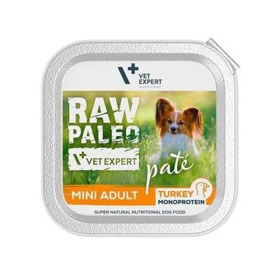Raw Paleo pastēte mazu šķirņu pieaugušiem suņiem ar tītaru, bez graudiem, 150g cena un informācija | Konservi suņiem | 220.lv