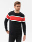 Melns vīriešu džemperis Mako E190-49027-XXL cena un informācija | Vīriešu džemperi | 220.lv