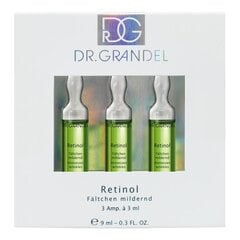 Процедура для лица Dr. Grandel Retinol Ампулы (3 x 3 мл) цена и информация | Сыворотки для лица, масла | 220.lv