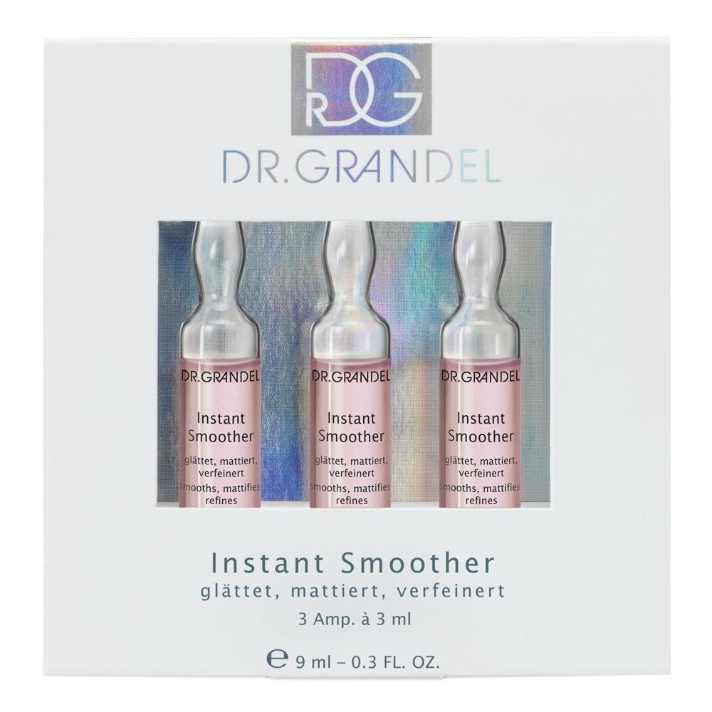 Tonizējošs losjons Dr. Grandel Instant Smoother (3 x 3 ml) cena un informācija | Serumi sejai, eļļas | 220.lv