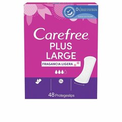 Biksīšu ieliktnīši Carefree Plus Large (48 gab.) cena un informācija | Tamponi, higiēniskās paketes, ieliktnīši | 220.lv