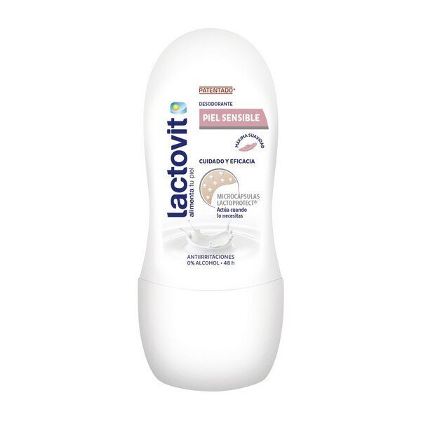 Roll-On dezodorants Sensitive Lactovit (50 ml) cena un informācija | Dezodoranti | 220.lv