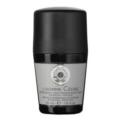 Roll-On dezodorants L'homme Cèdre Roger & Gallet (50 ml) cena un informācija | Dezodoranti | 220.lv